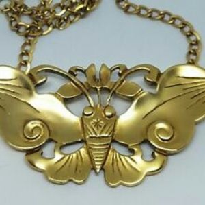 alva museum Moth choker Necklace